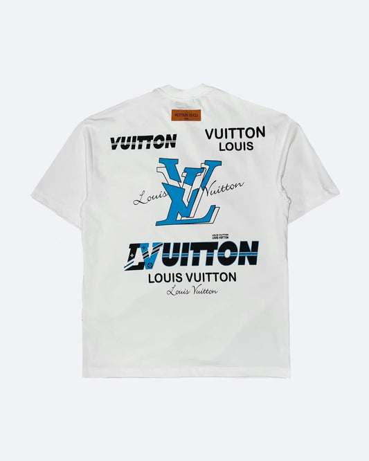 Louis Vuitton - Multi Logo Graphic T-Shirt - White