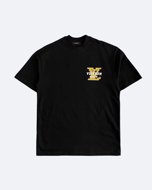 Louis Vuitton - LV Pixel Monogram Logo T-Shirt - Black