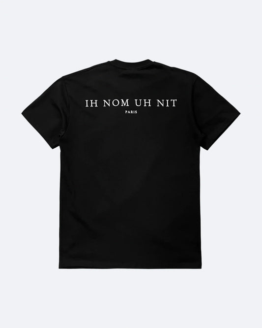 IH NOM UH NIT - Leopard Mask T-shirt - Black