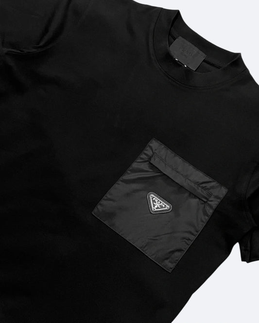 Prada - Pocket Plate T-Shirt - Black