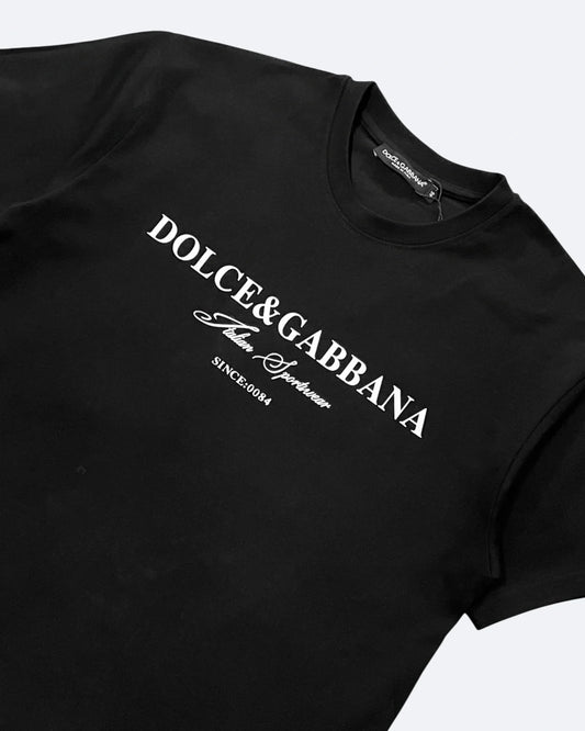 Dolce & Gabbana - Classic Logotype T-Shirt - Black