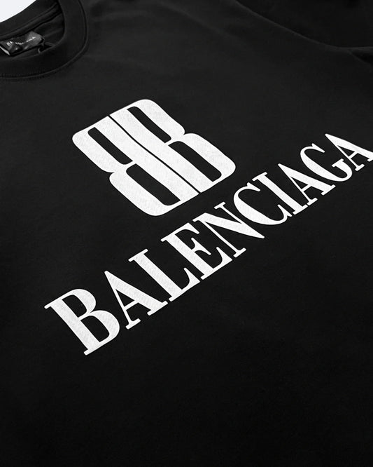 Balenciaga - BB Logo T-Shirt - Black