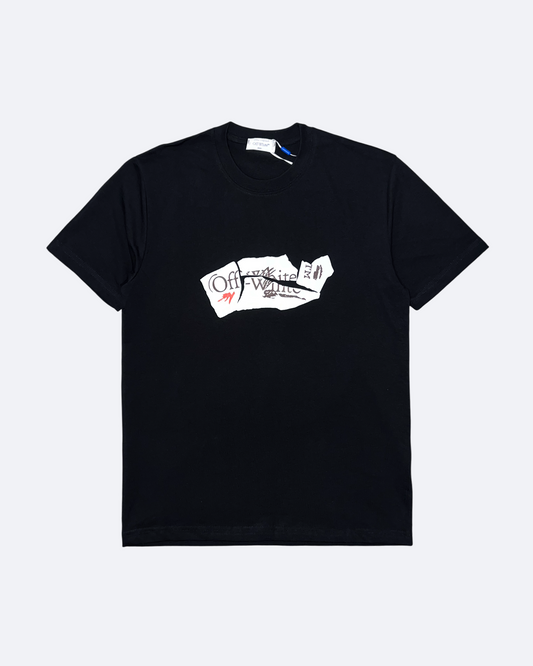 Off-White - Paper Arrow Graphic T-Shirt - Black