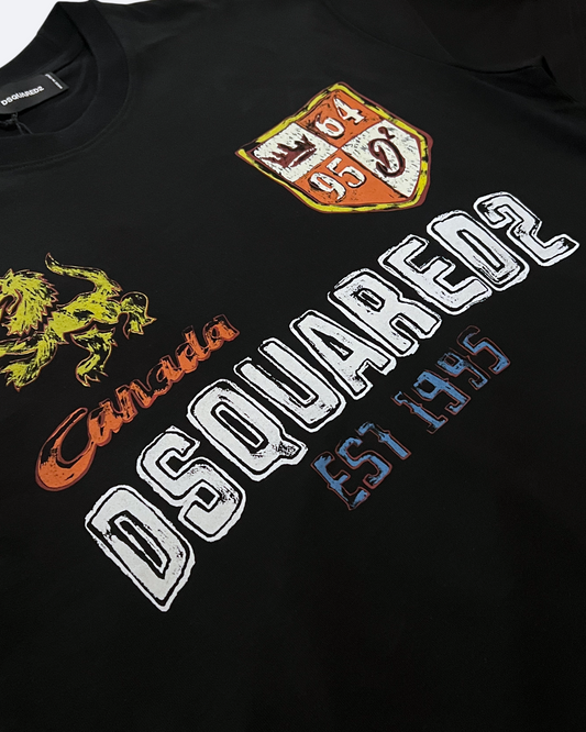Dsquared2 - Shield Graphic T-Shirt - Black