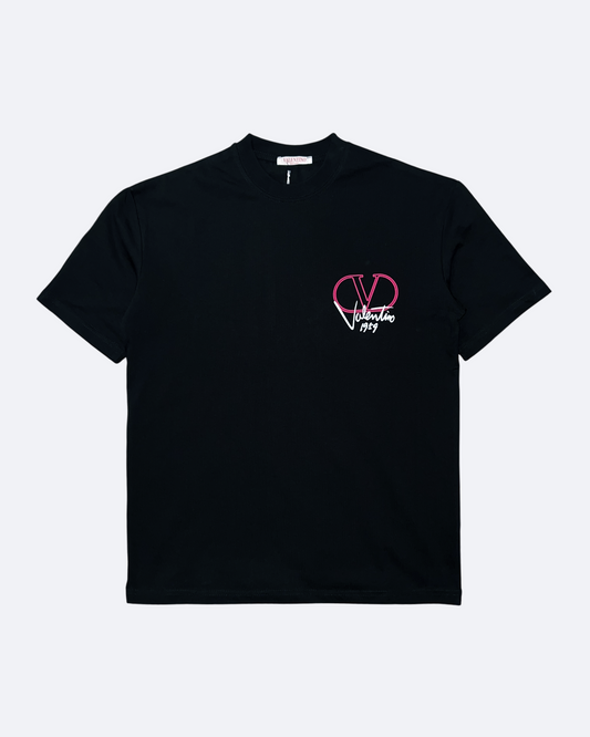 Valentino - Script Logo T-Shirt - Black