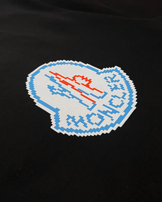 Moncler - Pixelated Logo T-Shirt - Black