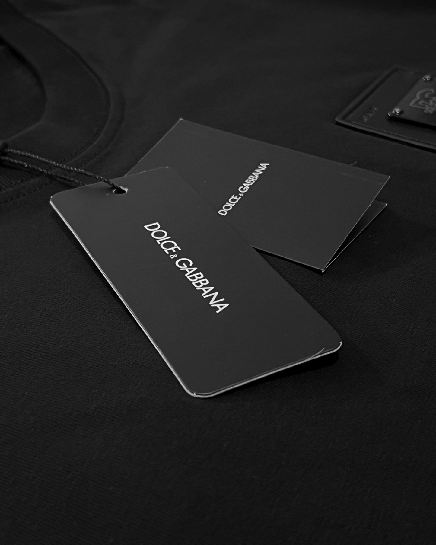 Dolce & Gabbana - Patch Logo T-Shirt - Black