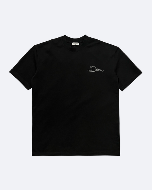 Dior - Script Logotype T-Shirt - Black