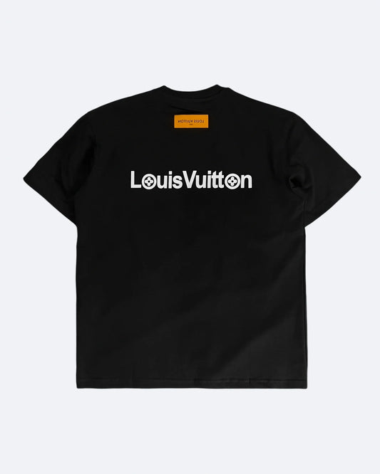 Louis Vuitton - LV Rubber Logo Oversized T-Shirt - Black