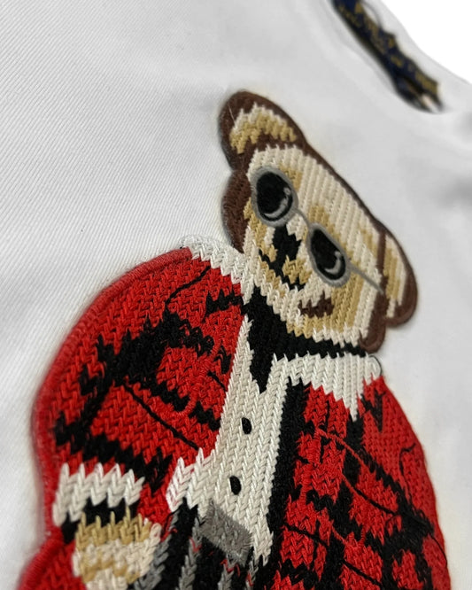 Ralph Lauren - Red Jacket Polo Bear T-Shirt - White