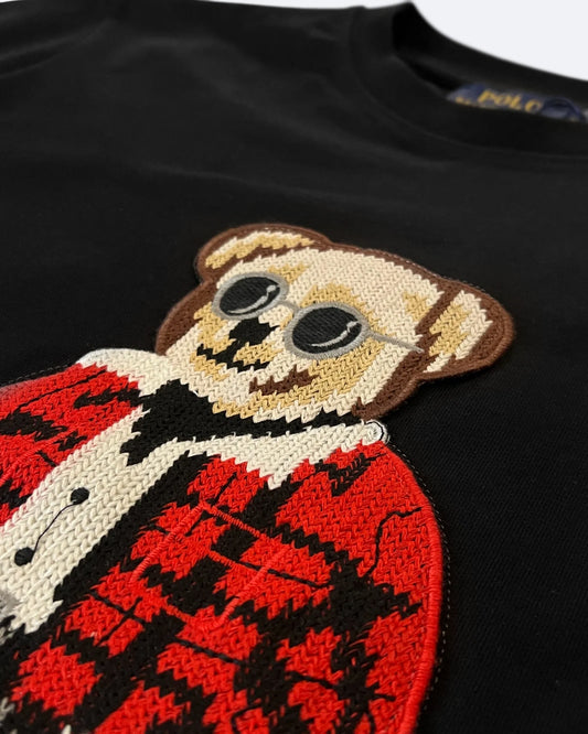 Ralph Lauren - Red Jacket Polo Bear T-Shirt - Black