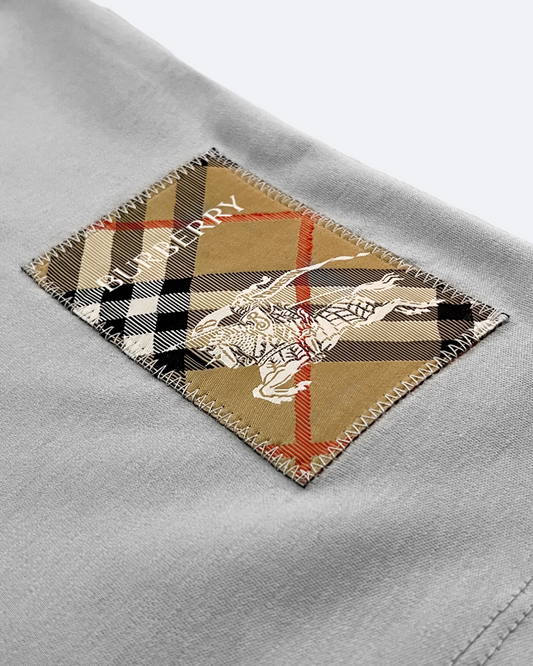 Burberry - Pattern Patch T-Shirt - Gray