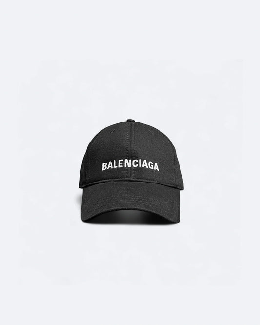 Balenciaga - Logo Embroidery Cap - Black