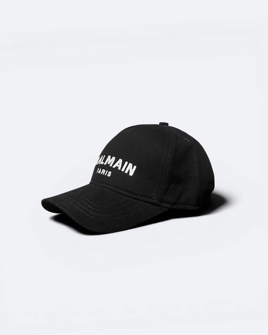 Balmain - Logo Embroidery Cap - Black