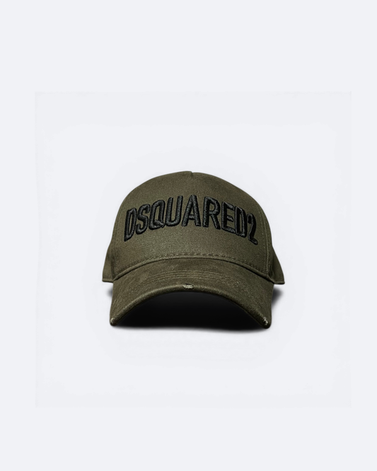 Dsquared2 - Condensed Logotype Embroidery Cap - Dark Green