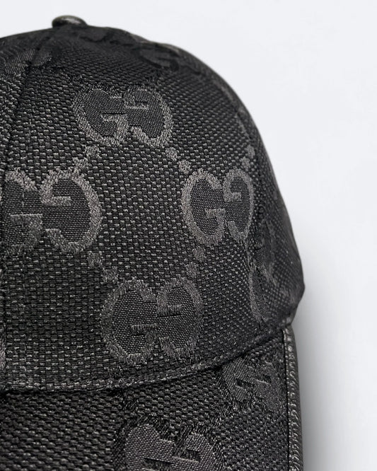 Gucci - GG Pattern Cap - Black