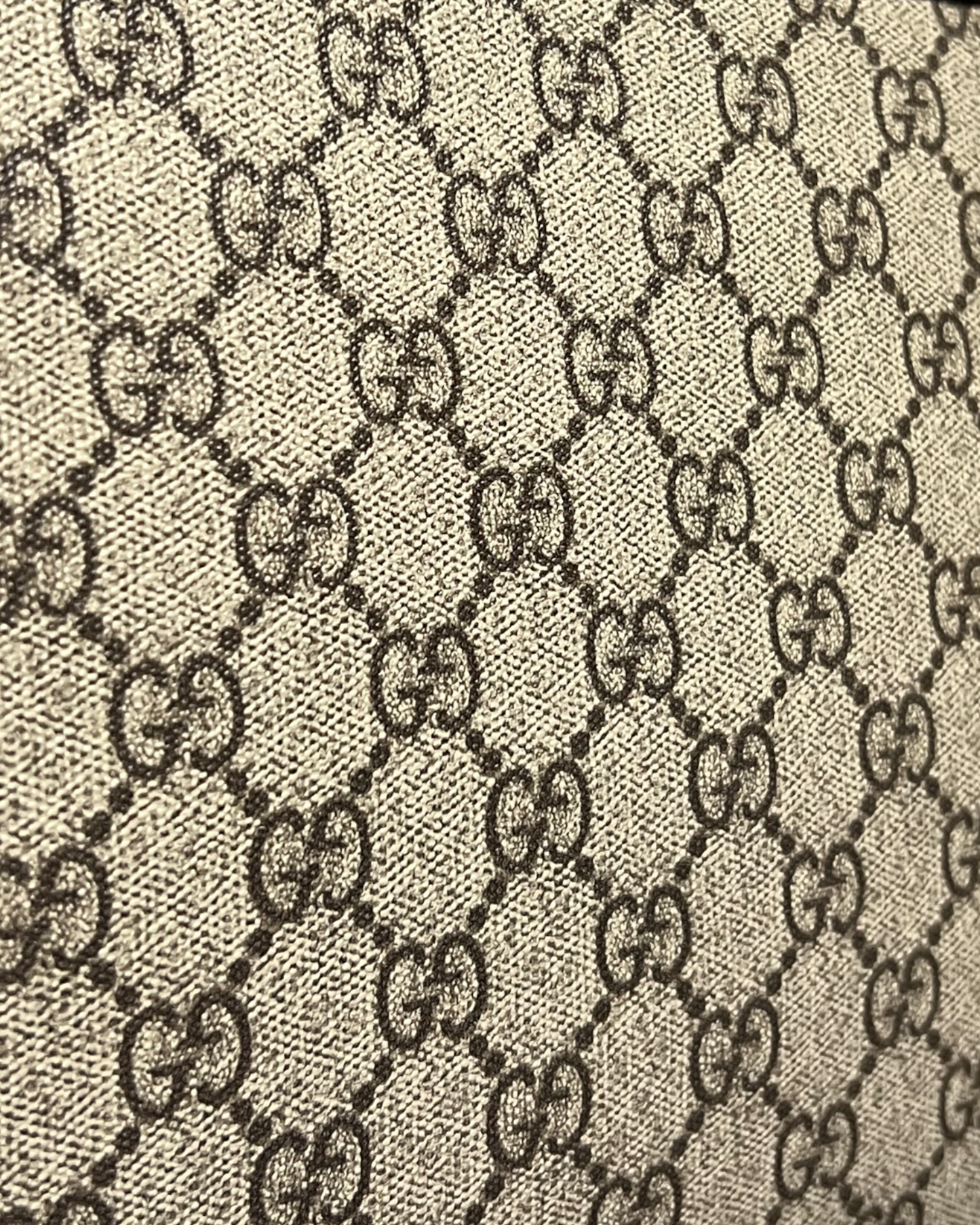 GC - GG Pattern Clutch - Beige