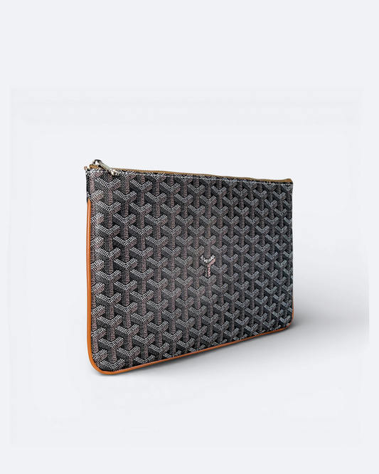 Goyard - Portfolio Pouch - Leather Brown