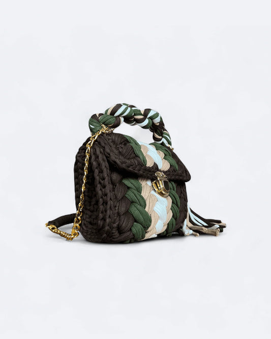 Michael Kors - Knitted Mini Bag - Green/Brown