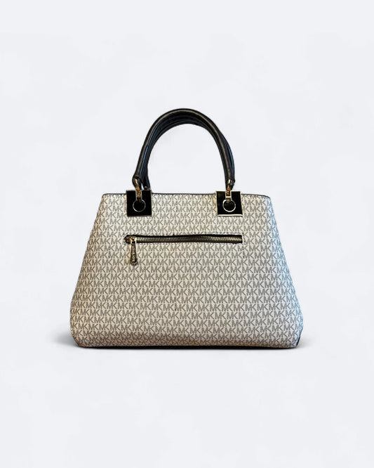 Michael Kors - MK Pattern Large Bag - Beige