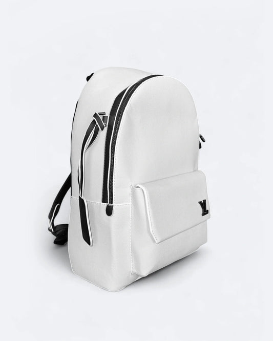 Louis Vuitton - Leather Takeoff Backpack - White