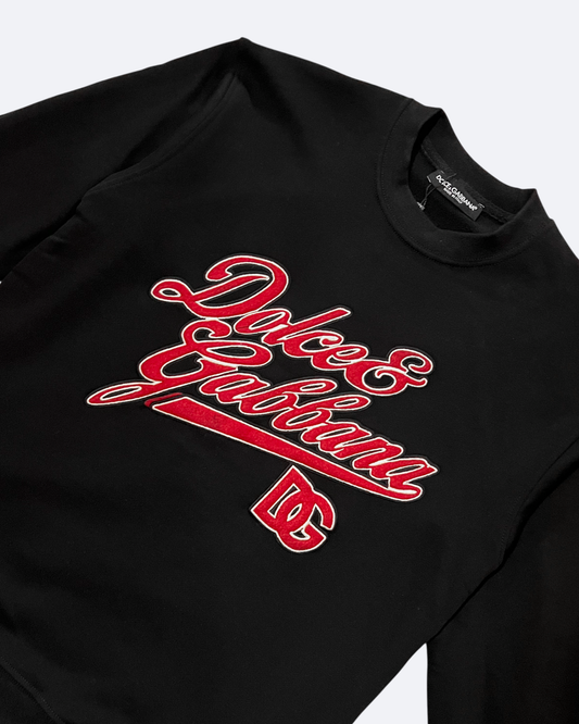 Dolce & Gabbana - Vintage Logotype Sweatshirt - Black