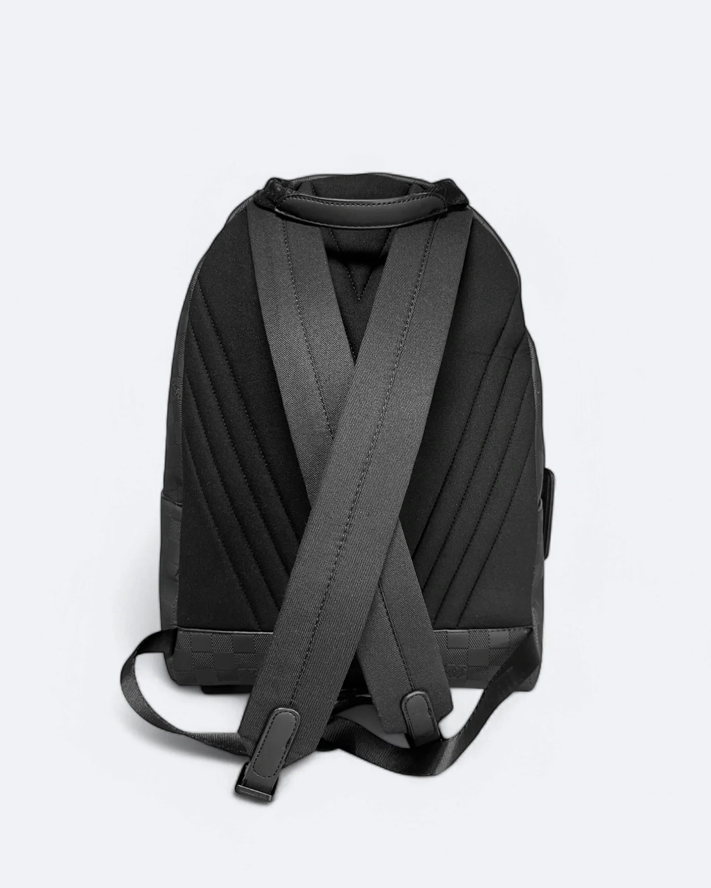 Louis Vuitton - Damier Pattern Embossed Takeoff Backpack - Black