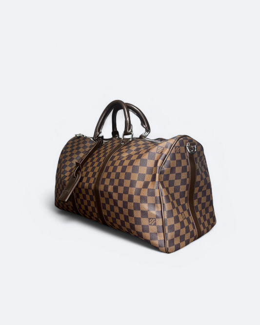 Louis Vuitton - Damier Pattern Duffle Bag - Brown