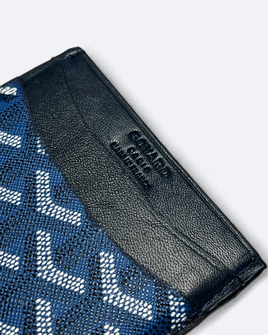 Goyard Pattern Cardholder - Dark Blue