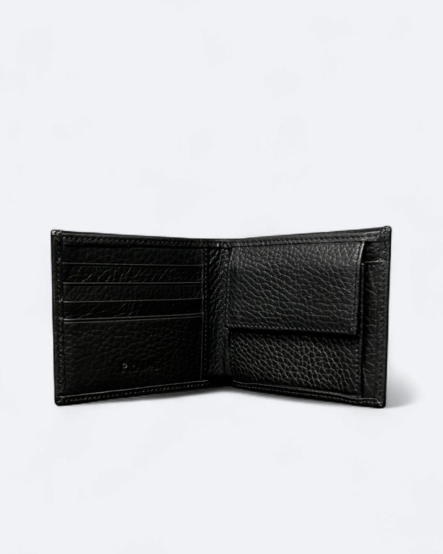 Prada - Logo Plate Wallet - Black