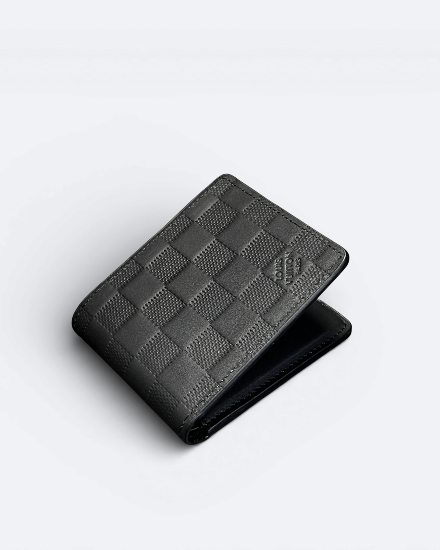 LVTN - Damier Embossed Wallet - Black