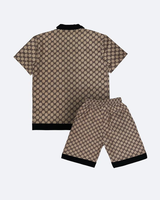 Gucci - GG Logo Pattern Summer Set - Beige