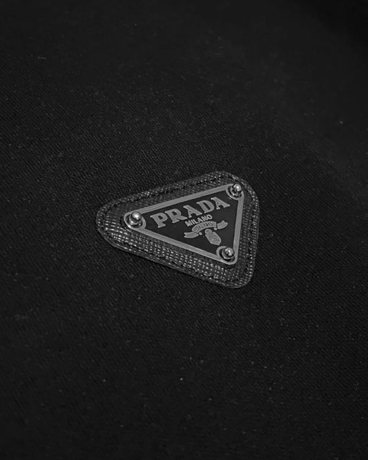 Prada - Triangle Logo Plate Summer Set - Black