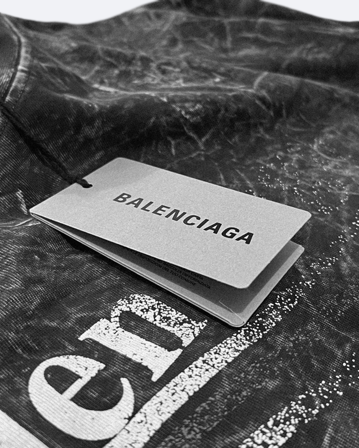 Balenciaga - Washed Wave Logo Summer Set - Gray