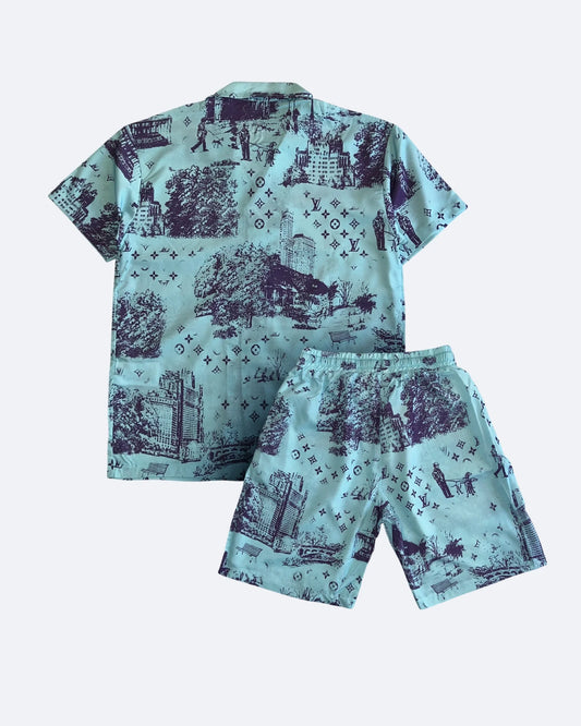 Louis Vuitton - Vintage Scenic Summer Set - Light Blue