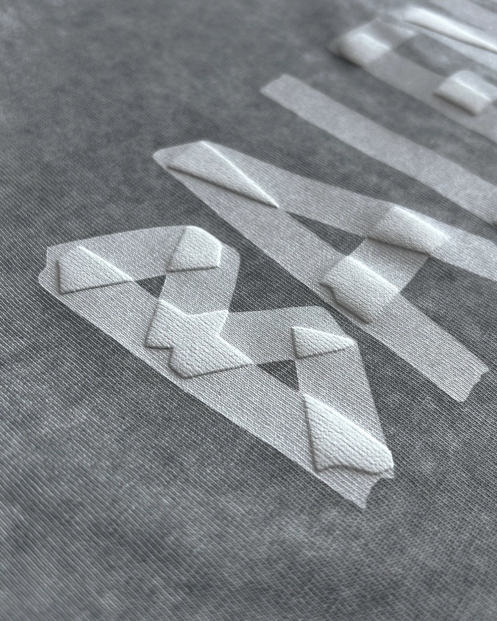 Balenciaga - White Tape T-Shirt - Gray