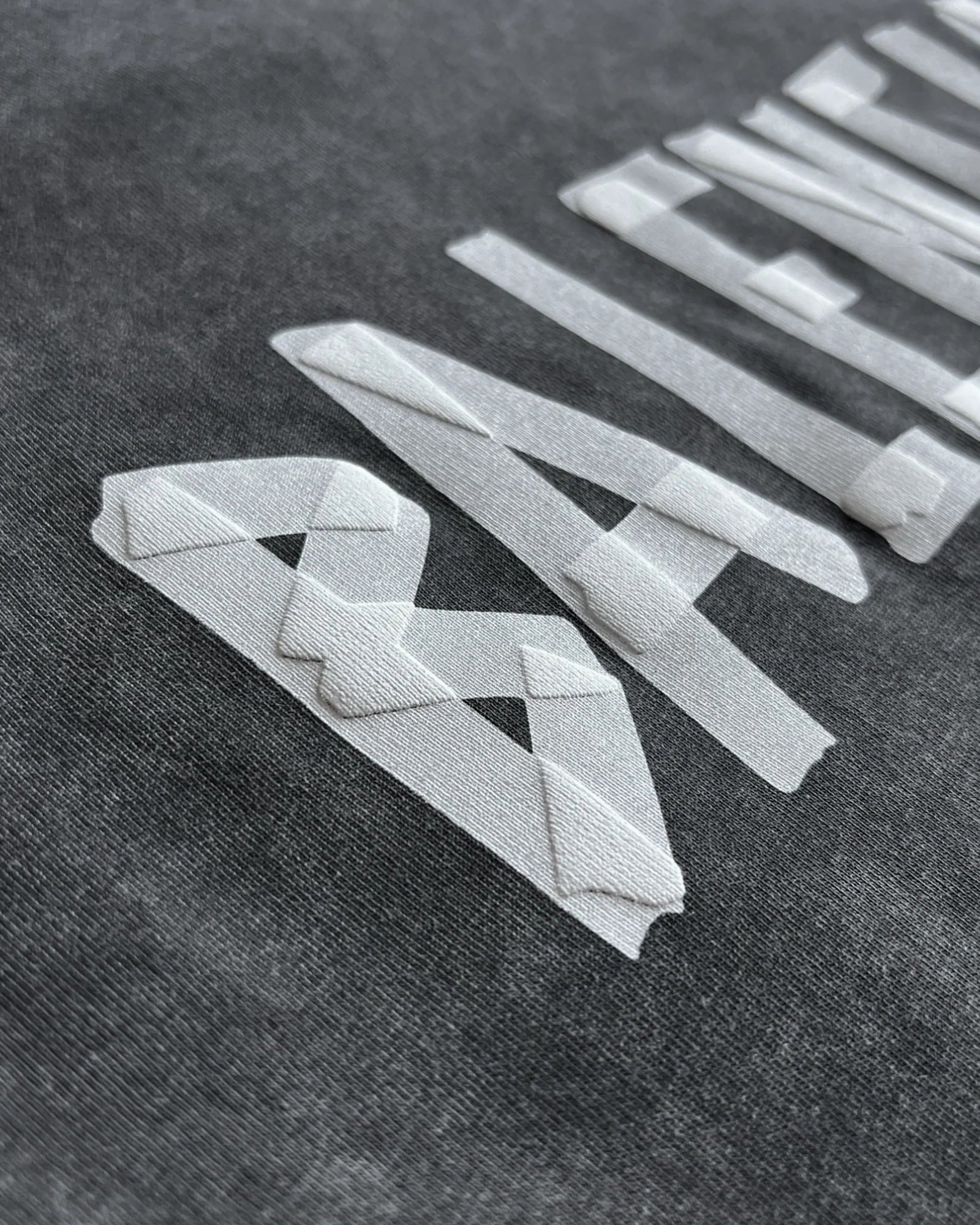 Balenciaga - White Tape T-Shirt - Dark Gray