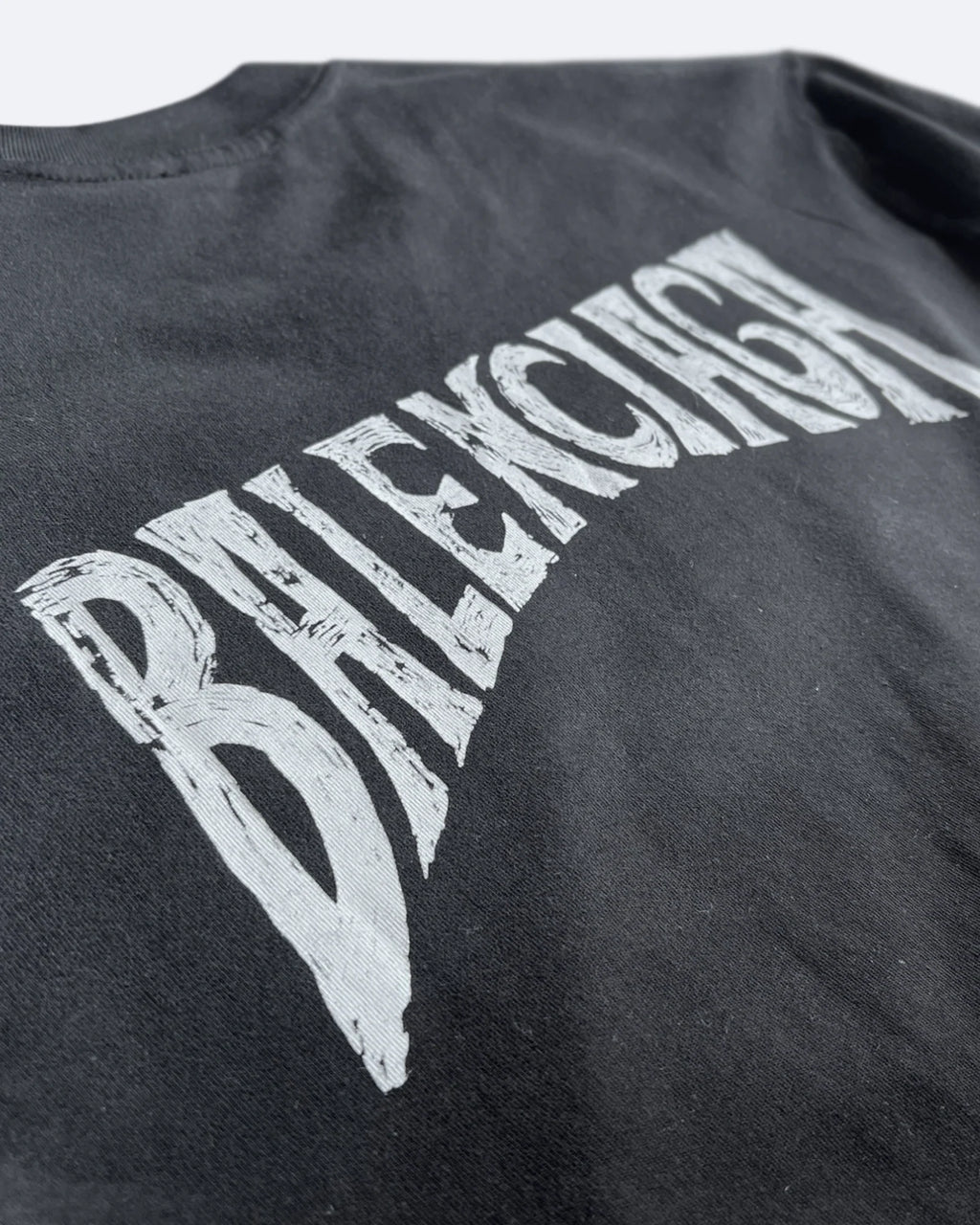 Balenciaga - Hellcurve Logo T-Shirt - Faded Black