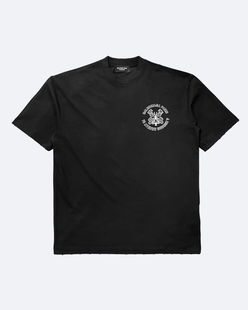 Balenciaga - Keys Logo T-Shirt - Black