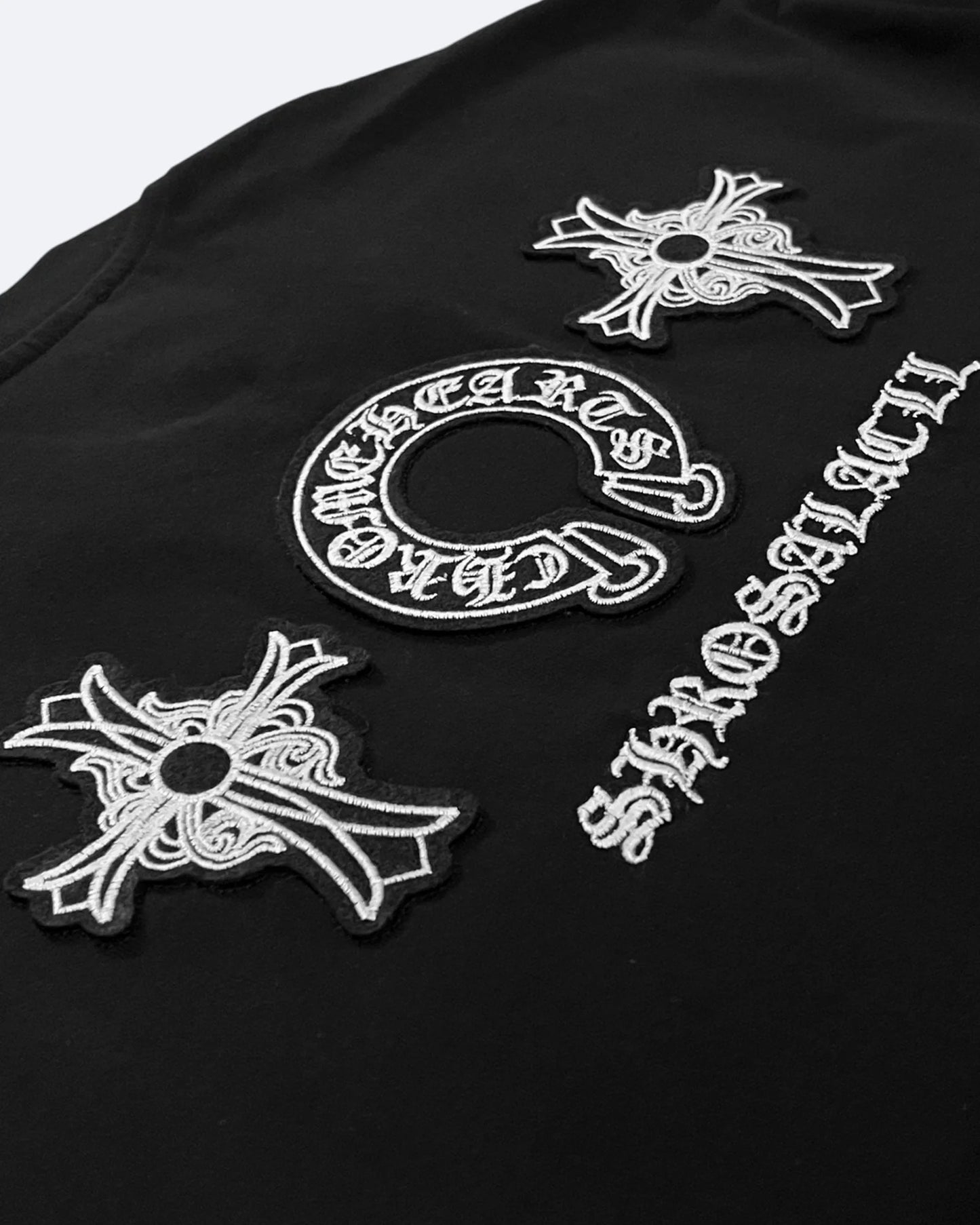 Chrome Hearts - Embroidery Triple Logo - Black