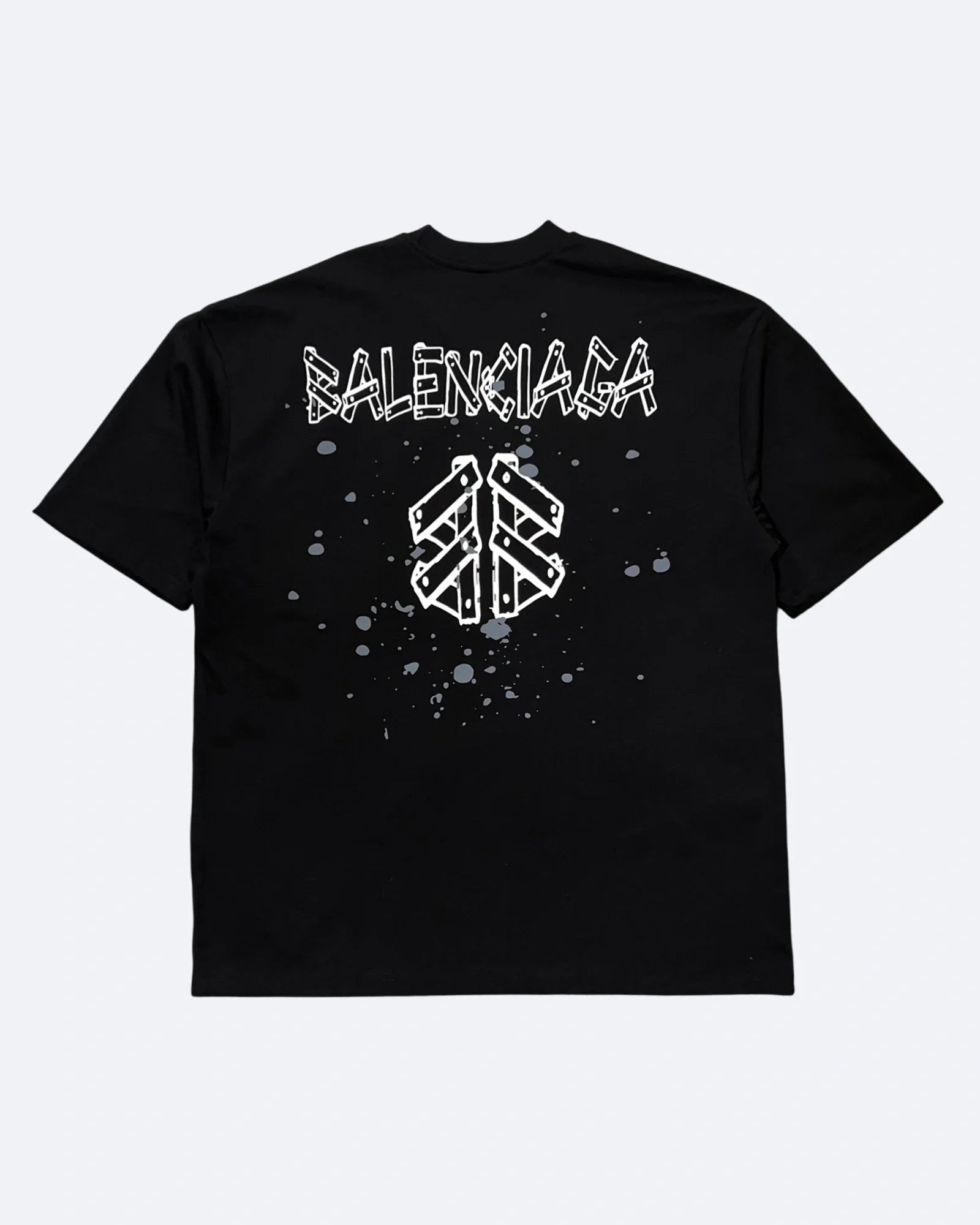 Balenciaga - Plank Logo T-Shirt - Black