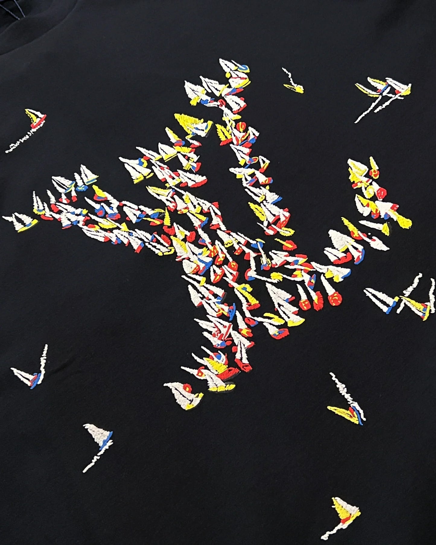 LVTN - Monogram Boats T-Shirt - Black