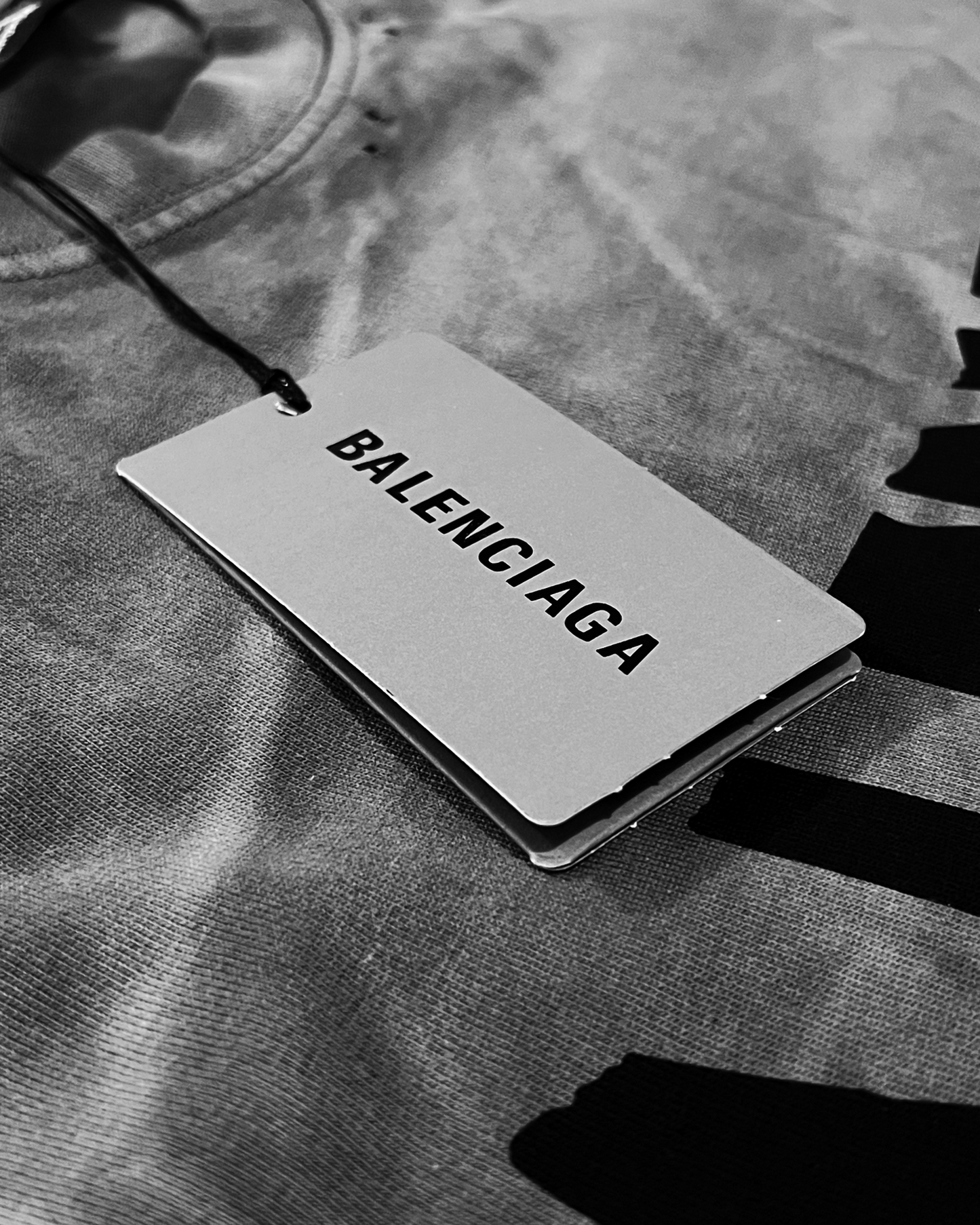 Balenciaga - Black Tape Distressed T-Shirt - Green