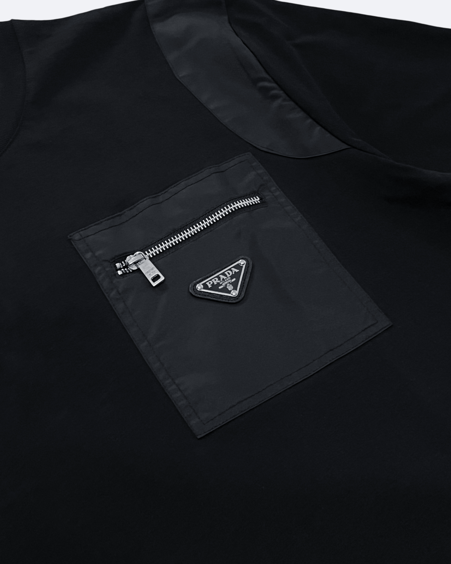 Prada - Concept Pocket Logo T-Shirt - Black