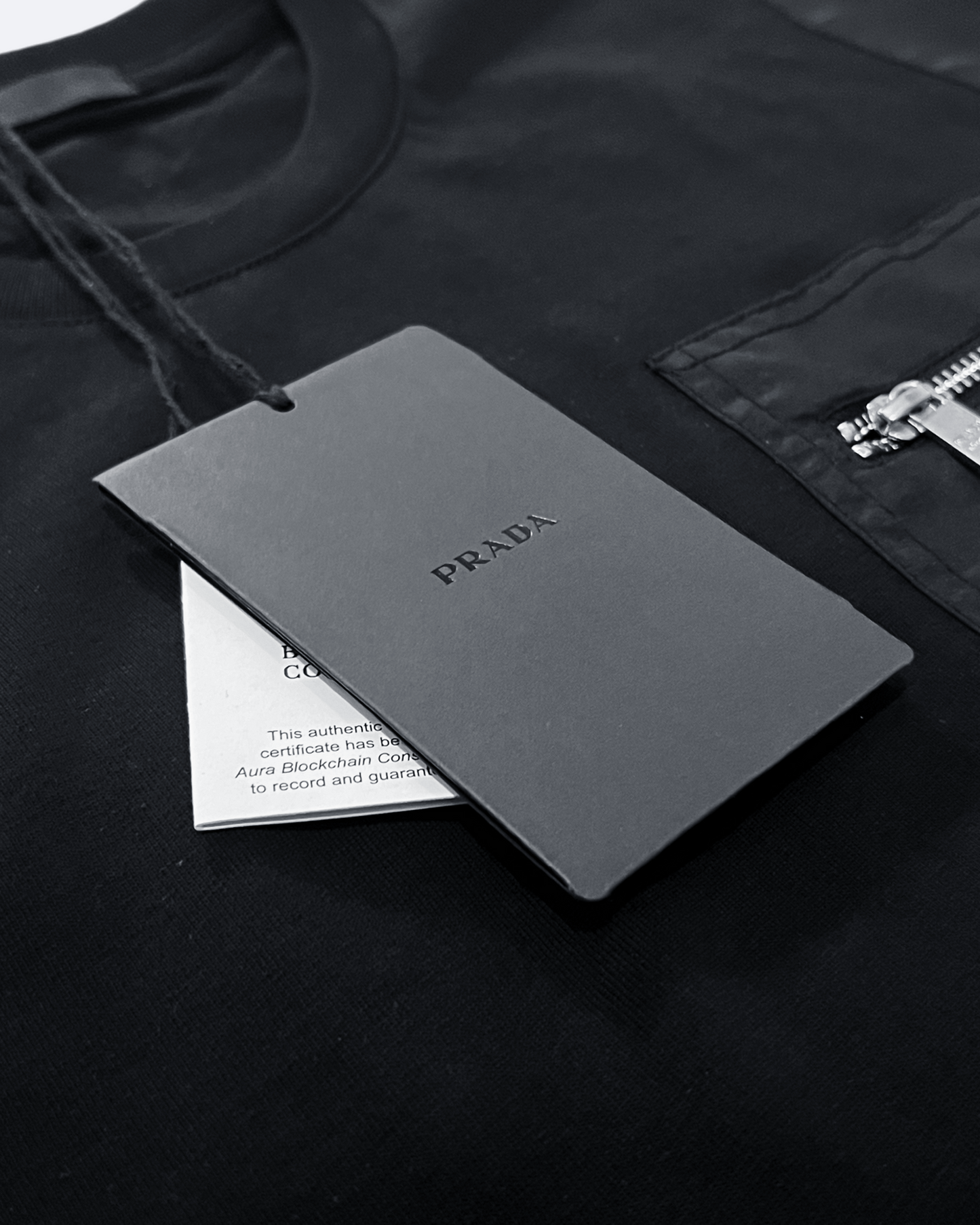 Prada - Concept Pocket Logo T-Shirt - Black