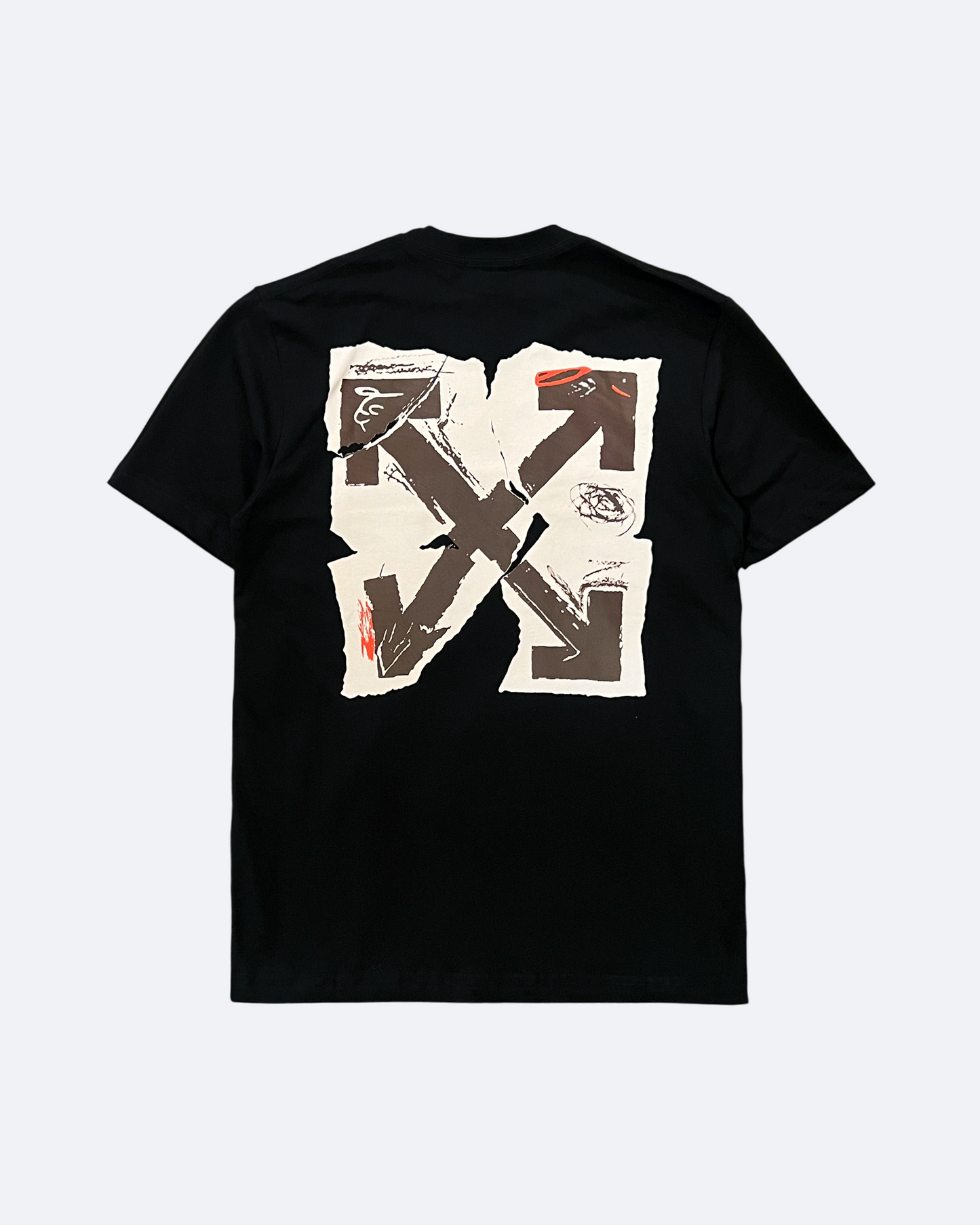 Off-White - Paper Arrow Graphic T-Shirt - Black