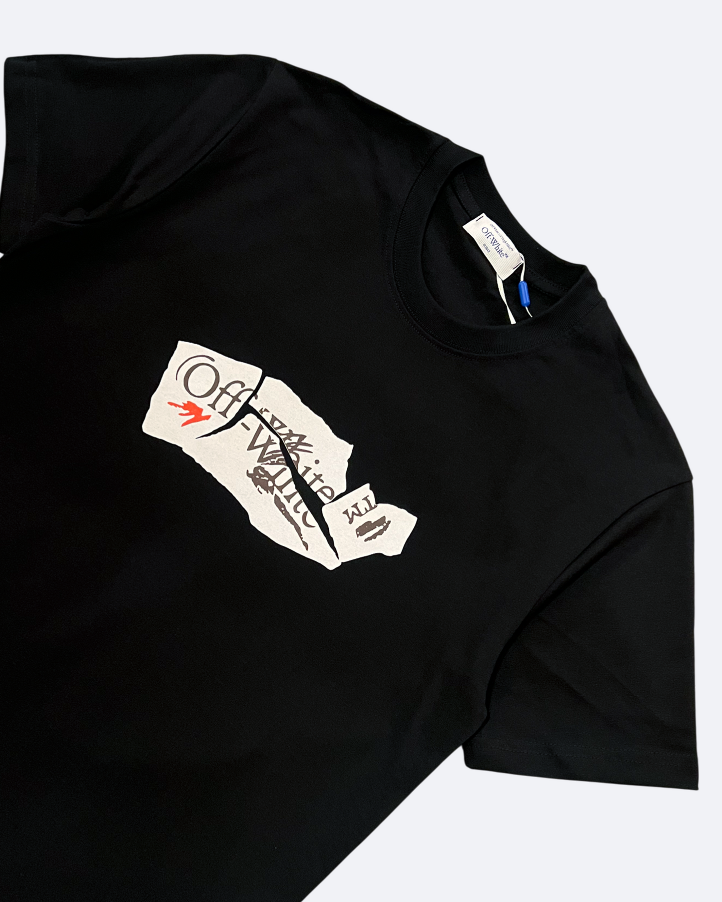 Off-White - Paper Arrow Graphic T-Shirt - Black