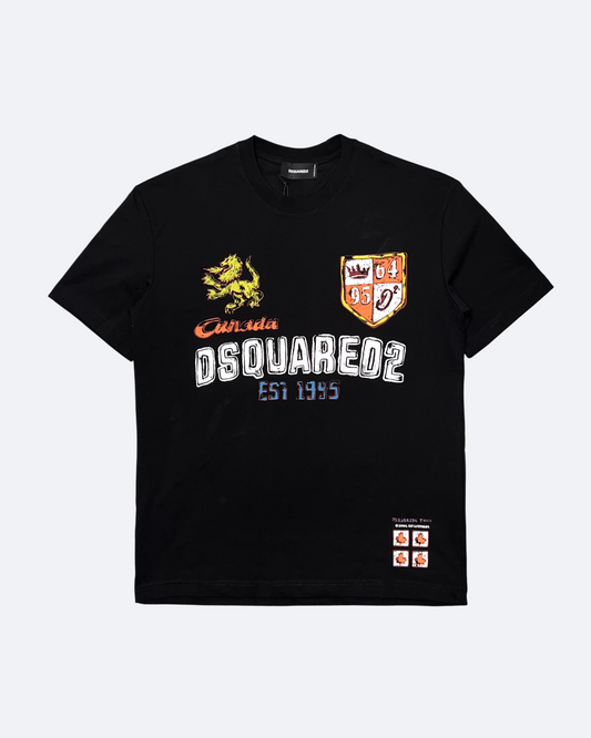 Dsquared2 - Shield Graphic T-Shirt - Black