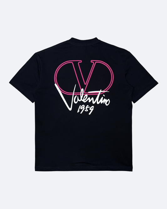 Valentino - Script Logo T-Shirt - Black