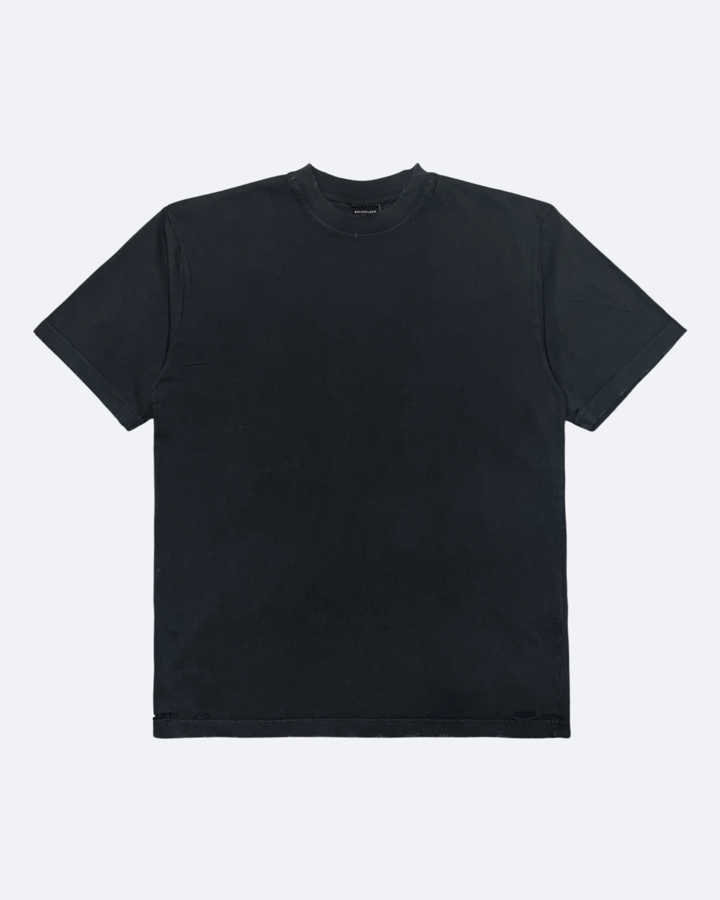 Balenciaga - Metal Back Logo T-Shirt - Washed Black